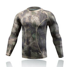 ActionUnion Tactical Military Mens T shirt Long Sleeve Top SWAT Combat T-Shirts Tee Cool Quick-Dry Camouflage Hunting Airsoft 2024 - buy cheap