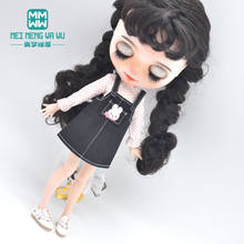 Clothes for doll fits Blyth Azone OB23 OB24 doll accessories Fashion Bunny suspender skirt white, black, pink 2024 - buy cheap
