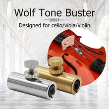 Wolf tone eliminador de metal para violoncelo, removedor de tom de violoncelo profissional eliminador de corda para violoncelo (ouro prateado) 2024 - compre barato