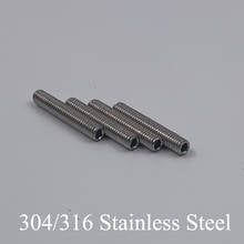 M4 M4*4 M4x4 M4*5 M4x5 316 Stainless Steel 316ss DIN916 Inner Hex Hexagon Socket Allen Head Grub Cup Point Set Screw 2024 - buy cheap