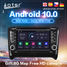 Android 10,0 PX6 для Audi TT 2 8J 2006 - 2014 Автомобильный GPS навигатор Авто Радио Стерео DVD Мультимедиа Видео плеер головное устройство 2din DSP 2024 - купить недорого