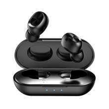 Беспроводные наушники TWS Bluetooth 5,0 гарнитура спортивные Bluetooth наушники водонепроницаемые наушники с микрофоном 2024 - купить недорого
