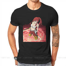 Erza-Camiseta Scarlet Cool Fairy Tail para hombre, camisa de cuello redondo con gráfico clásico, ropa Harajuku con estampado japonés de ACG y Natsu, ropa de gran oferta 2024 - compra barato