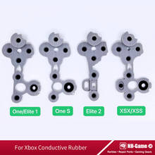 20 шт./лот Токопроводящая резиновая для Xbox One/тонкий контроллер ключа для Xbox One Elite серии 2 /X геймпад контактных площадок 2024 - купить недорого