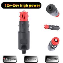 Universal 12V-24V Car Modified Cigarette Lighter Plug Socket Power Plug Connection Male Adaptor Easy Connection Simple Wiring 2024 - buy cheap