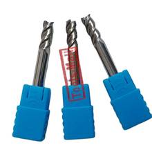 1pc 6mm D6*15*D6*50 HRC50 3 Flutes Milling cutters for Aluminum  CNC Tools Solid Carbide CNC flat End mills Router bits 2024 - buy cheap