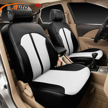 AutoDecorun-fundas de asiento personalizadas para volvo V40 2017 2013, accesorios, conjunto de fundas de cuero PU para asientos delanteros y traseros, cojín 2024 - compra barato