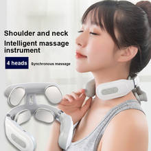 Neck Massager Neck Shoulder Neck Hot Compress Physiotherapy Cervical Protection Instrument Cervical Massage Instrument Health 2024 - buy cheap