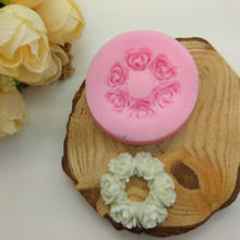 New Arrival  Silicone 3D Flower Mold Fondant Cake Decorating Tools, Silicone Soap Mold, Cooking Tools D058 2024 - buy cheap