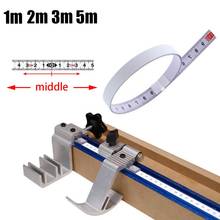 1/2/5M Sticky Scale Stick Rule Self Adhesive Miter Saw Track Tape Measure Backing Metric Steel Ruler Tape Measurement for Sewing 2024 - buy cheap