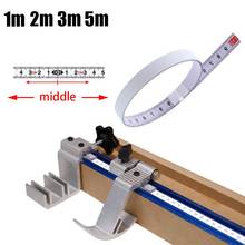 Cinta métrica de acero con escala adhesiva para costura, regla autoadhesiva de 1/2/5M, regla de inglete, regla métrica de apoyo 2024 - compra barato