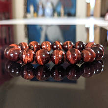 MG1142 12 MM Natural Red Tiger Eye Bead Bracelet for Men Luxurious Gem Stone Beaded Bracelet 2024 - buy cheap