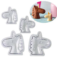 3D unicorn shape Polycarbonate chocolate mold Confectionery  tools  baking candy   mold 2024 - buy cheap