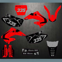 Pegatinas 3M kits gráficos para HONDA CR125 CR250 2002 2003 2004 2005 2006 2007 2008 2009 2010 2011 2012 CR125R CR250R 2024 - compra barato