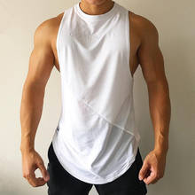 Camiseta sin mangas de culturismo para hombre, ropa interior holgada informal, para entrenamiento de Fitness, para verano 2024 - compra barato