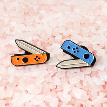 Switch Nintendo Game handle fruit knife Enamel Brooch jewelry Lapel Pin Hat Backpack clothes badge Gift for Emblem collecto 2024 - buy cheap