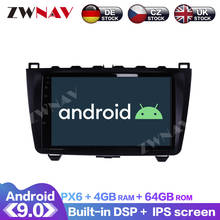 Android 9.0 With DSP Carplay IPS Screen For Mazda 6 2008 2009 2010 2011 2012 Car GPS Navigation Radio DVD Player Multimedia