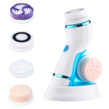 Electric Facial Cleanser Face Cleaning Machine Skin Pore Cleaner Body Cleansing Massage Mini Wash Massager Brush HOT Sale 2024 - buy cheap
