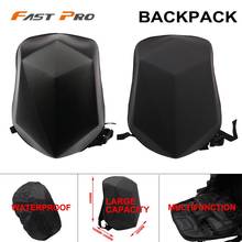 Mochila impermeable para motocicleta, de alta capacidad bolso de hombro, equipaje de viaje para Motocross, bolsas de carreras de fibra de carbono, nueva moda 2024 - compra barato