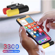 3300mAh Mini Power Bank For iPhone 13 12 Samsung Xiaomi OPPO External Battery Powerbank Backup Phone Charger Portable Poverbank 2024 - buy cheap