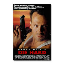 Die Hard Movie Silk Fabric Wall Poster Art Decor Sticker Bright 2024 - buy cheap