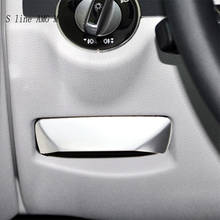 Car styling for Mercedes Benz C E class W212 W204 GLK The foot brake release switch Interior Buttons decoration Covers Stickers 2024 - buy cheap