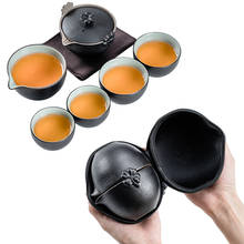 TANGPIN ceramic teapot gaiwan teacup a tea sets portable travel tea set drinkware 2024 - buy cheap