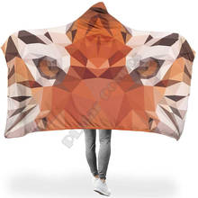Manta con capucha de jirafa divertida para adultos y niños, manta usable con estampado 3D de animales, varios tipos 2024 - compra barato