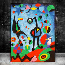 Cuadros artísticos de pared para decoración del hogar, pósteres e impresiones abstractas de la famosa obra de arte de lienzo del jardín de Jane Miro para sala de estar 2024 - compra barato