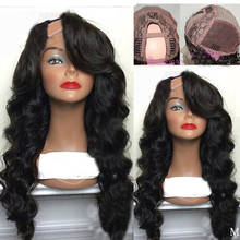 Luffyhair-peruca lace front 1x4., cabelo humano sem cola, brasileiro, densidade total. 2024 - compre barato