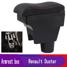 For Renault Duster Armrest Box Center Console Central Store Content Storage with Cup Holder Products Arm Rest 2024 - buy cheap
