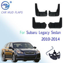 Set Car Mud Flaps For Subaru Legacy Sedan 2010-2014 Mudflaps Splash Guards Mud Flap Mudguards Fender Front Rear Styling 2012 2024 - buy cheap