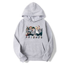 Popular Hoodie Sweatshirt Women Men Anime My Hero Academia Couple Polerone Bluza Damska Korean Clothes Streetwear Sweatshirt Top 2024 - buy cheap