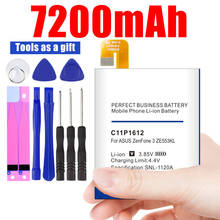 Batería de 7200mah C11p1612 para Asus Zenfone 4 Max Pro Plus Zc554kl X00id 3 Zoom Z01hda Ze553kl 2024 - compra barato