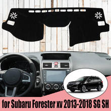 Right Hand Drive High Polyester Fiber Anti-UV Car Dashboard Cover Mat for Subaru Forester Xv 2013-2018 SG SH Cover 2024 - buy cheap