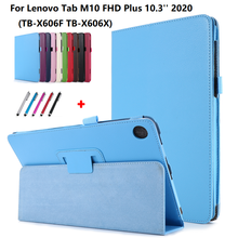 For Lenovo Tab M10 FHD Plus Case TB-X606F X606X 10.3 Leather Flip Stand Tablet for Lenovo Tab M10 Plus Cover Funda 10 3 Coque 2024 - buy cheap