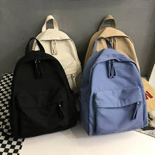 Модный холщовый рюкзак для женщин, сумка на плечо с защитой от кражи, школьный ранец для девочек-подростков 2024 - купить недорого