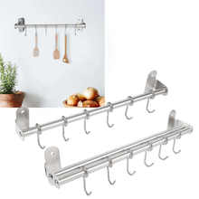 Estantes de almacenamiento montados en la pared para cocina, utensilios colgador de, organizador de utensilios de cocina, accesorios 2024 - compra barato