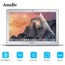 Película protetora de tela amabe para macbook air 11 tabletes (a1370 a1465), com tela retina cristal transparente 2024 - compre barato