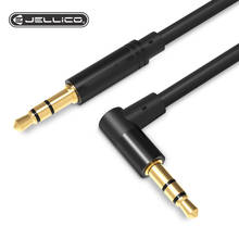 Аудиокабель Jellico AUX, кабель для колонок 3,5 мм для наушников JBL, автомобиля, Xiaomi redmi 5 Plus, Oneplus 5t, AUX шнур для Samsung 2024 - купить недорого