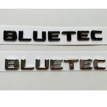 Emblemas cromados para Mercedes Benz AMG, letras negras brillantes, Bluetooth, emblema trasero del maletero, pegatina 2024 - compra barato