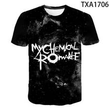 Summer My Chemical Romance Casual 3D T shirt Men Women Children Fashion Streetwear Boy Girl Kids Printed T-shirt Cool Tops Tee 2024 - buy cheap