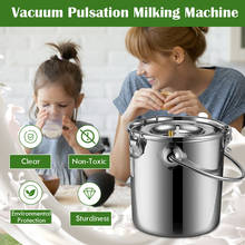 7L Electric Pulsation Milking Machine Single Bucket Piston Vacuum Pulsation Milking Machine for Cows Cattle or Sheep US Plug 2024 - buy cheap