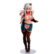 Figura de acción de Nitro Super Sonic, Super Sonico, chica vaquera Sexy de Anime, muñeco de estado coleccionable, regalo de PVC 2024 - compra barato