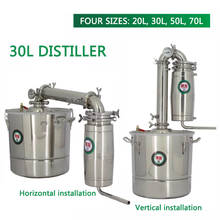 30L distiller Stainless steel water distiller alcohol Wine brewing machine equipment Alcohol Vodka Liquor distiller pot/boilers 2024 - buy cheap
