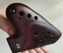 three tubes 3-pipes AG ocarina smoked burn multichamber flute alto G music instrument good sound cool 2024 - buy cheap