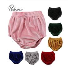 Pudcoco Newest Kids Baby Girl Velvet Bottoms Bloomer Casual  Soft Shorts Diaper Cover Panties PP Pant Panties PP Pant Shorts 2024 - buy cheap