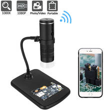 HD 1080P 1000X WiFi Digital Microscope Portable Electronic Magnifier Camera 8 LED USB Microscope Endoscope Camera Kids Tool 2024 - buy cheap