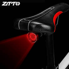 ZTTO Bicycle Flashlight Bike Rear Light Auto Start/Stop Brake Sensing IP65 Waterproof LED Charging Cycling Taillight 2024 - buy cheap