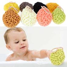 Novo bebê eco-friendly escovas banho esponja massagem chuveiro do bebê esfoliante limpeza do corpo purificador super macio escovas de limpeza 2024 - compre barato